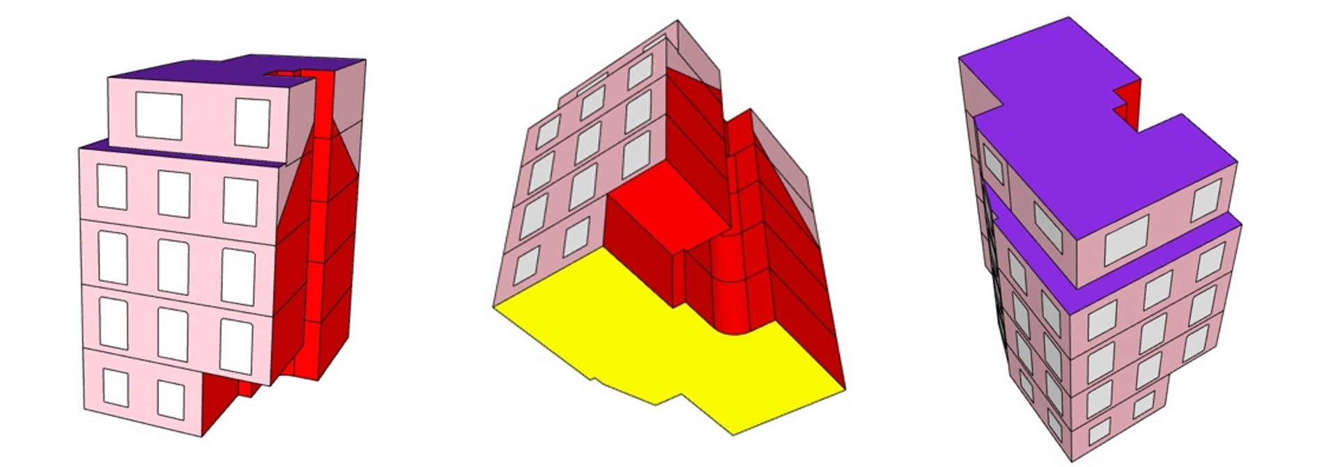 representation 3d batiment